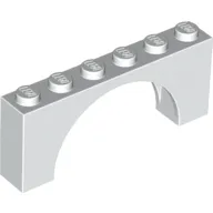 Brick Arch 1 x 6 x 2 - Very Thin Top without Reinforced Underside