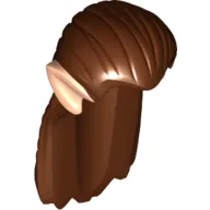 Hair Long Straight with Light Nougat Elf Ears Print