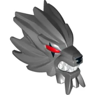 Large Figure Head Wolf Print