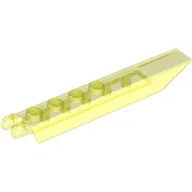 Hinge Plate 1 x 8 Locking with Angled Side Extensions, Squared Plate Underside, 7 Teeth