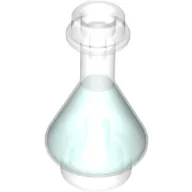 Equipment Bottle / Erlenmeyer Flask with Trans-Light Blue Fluid Pattern