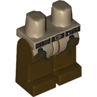 Hips and Dark Brown Legs with Dark Brown Belt and Chaps Print