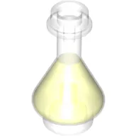 Equipment Bottle / Erlenmeyer Flask with Trans-Neon Green Fluid Pattern
