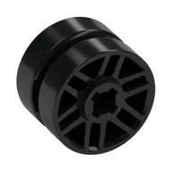 Wheel 14mm D. x 9.9mm with Centre Groove, Fake Bolts and 6 Spokes