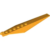 Hinge Plate 1 x 12 Locking 7 Teeth with Angled Side Extensions and Tapered Ends