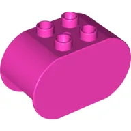 Duplo Brick 2 x 4 x 2 Rounded Ends