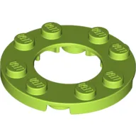 Plate Round 4 x 4 with 2 x 2 Round Opening