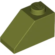 Slope 45° 2 x 1 with Bottom Pin