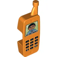 Duplo Telephone, Mobile with Keypad with Numbers and Display of Man Print