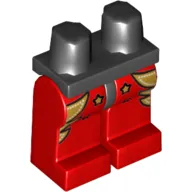 Hips and Red Legs with Gold Stars and Inserts Print