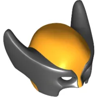 Mask Wolverine with Black Pointed Sides Print