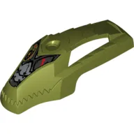 Fairing, Fly Wheel, Crocodile Streamlined Shape with Cragger Print