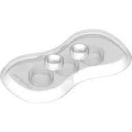 Plate Special 2 x 4 with 2 Studs and Curved Sides (Minifig Stand)