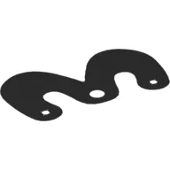 Neckwear Cape, Curved with One Center Hole and Two Hand Holes