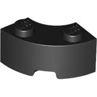 Brick Round Corner 2 x 2 Macaroni with Stud Notch and Reinforced Underside [New Style]