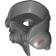 Minifig Neckwear Armour Space with Shoulder Protection and High Back with Silver and Copper Classic Space Logo on Left Shoulder Print