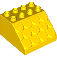 Duplo Brick 4 x 4 x 2 Slope Shingled