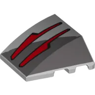 Wedge Curved 4 x 3 No Studs with Two Red Arrows Vulture Droid Sensors Print