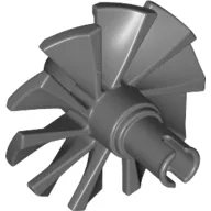 Jet Engine Fan with 10 Blades and Technic Pin