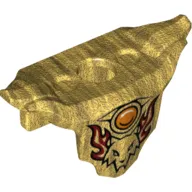 Minifig Neckwear Armour Breastplate with Shoulder Pads and Chima Worriz Print