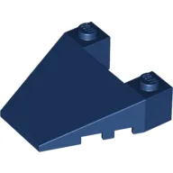 Brick Wedged, Sloped 4 x 4 Taper, with Stud Notches