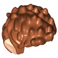 Hair Short Spiked with Elf Ears Light Nougat Print [1 Pinhole]