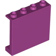 Panel 1 x 4 x 3 [Side Supports / Hollow Studs]