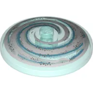 Dish 4 x 4 Inverted [Radar] with White Swirl Print