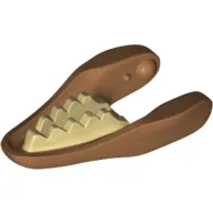 Animal Body Part, Dinosaur, Raptor / Dilophosaurus Lower Jaw with Tan Teeth Print