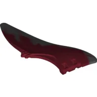 Animal Body Part, Dinosaur, Pteranodon Wing, Right with Marbled Dark Bluish Gray Edge Pattern