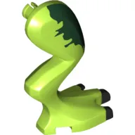 Animal Body Part, Dinosaur, Dilophosaurus Leg, Right, with Black Claws and Dark Green Spots print