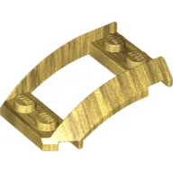 Wheel Arch, Curved Wedge 4 x 3 with 2 x 2 Opening and 4 Studs