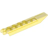 Hinge Plate 1 x 8 Locking with Angled Side Extensions, Squared Plate Underside, 7 Teeth
