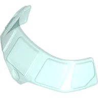 Glass for Aircraft Fuselage Curved Forward 6 x 10 Top with 5 Window Panes