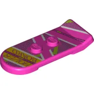 Equipment Hoverboard with Magenta, White and Lime Shapes and 'HOVER BOARD' Print