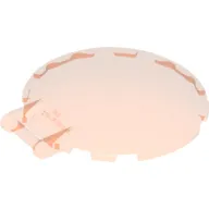 Dish 6 x 6 Inverted - No Studs with Handle