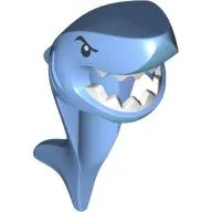 Mask Shark Head with Tail and Fin with Eyes and White Teeth Print