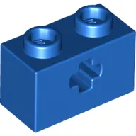 Technic Brick 1 x 2 with Axle Hole Type 1 [+ Opening] and Bottom Pin