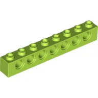 Technic Brick 1 x 8 [7 Pin Holes]