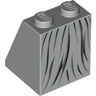 Slope 65° 2 x 2 x 2 with Bottom Tube and Dress with Gray and Black Fabric Lines print