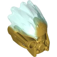 Large Figure Mask of Ice (Unity) with Marbled Trans-Light Blue Pattern