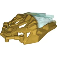 Large Figure Armor, Crystal with Marbled Trans-Light Blue Pattern