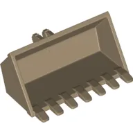 Construction Vehicle Bucket 3 x 6 with 7 Hinge Teeth