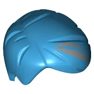 Hair Short Smooth and Right Parting with Silver Streaks Print