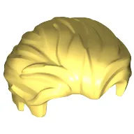 Hair Swept Back with Slight Widow's Peak and Short Side Burns [Plain]