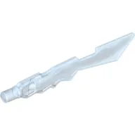 Weapon Sword with Jagged Edges and Marbled White Pattern