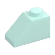 Brick Sloped 45° 2 x 1 with Bottom Pin