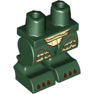 Creature Legs and Hips with Tan and Reddish Brown Fur and Claws print - Gremlin Stripe