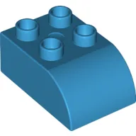 Duplo Brick 2 x 3 with Curved Top
