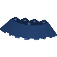 Brick Round Corner 6 x 6 with 33° Slope and Facet Cutout